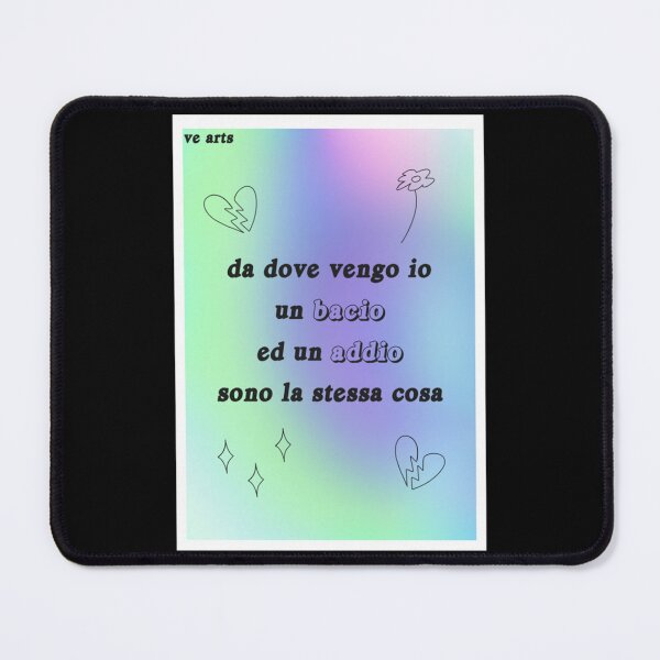 Item preview, Da dove vengo io un bacio ed un addio sono la stessa cosa designed and sold by LoathingWolf.
