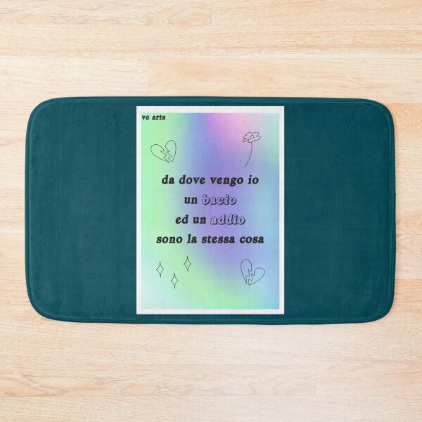 Item preview, Da dove vengo io un bacio ed un addio sono la stessa cosa     designed and sold by LoathingWolf.