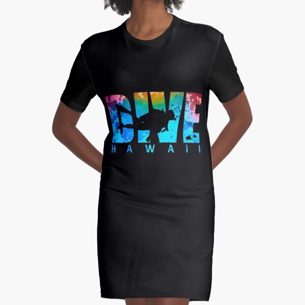 Item preview, Dive Hawaii Sunset Sharks Scuba Diver Diving Snorkeling designed and sold by Zaidan16.
