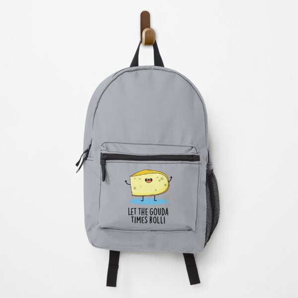 Item preview, Let The Gouda Times Roll Funny Cheese Puns designed and sold by punnybone.