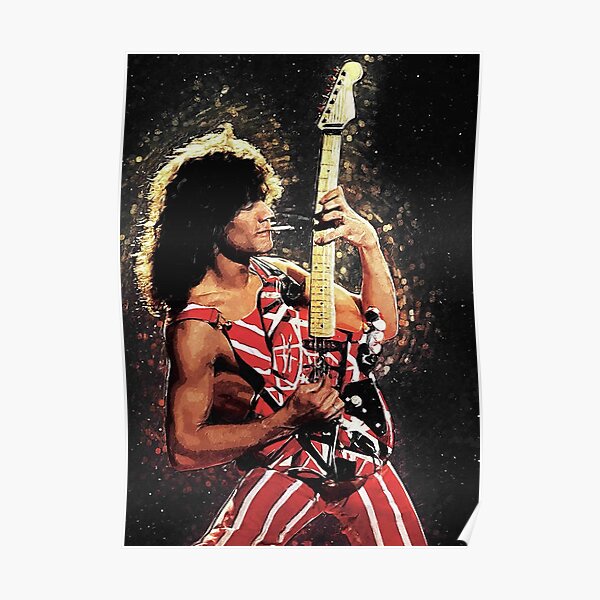 playing guitar Poster