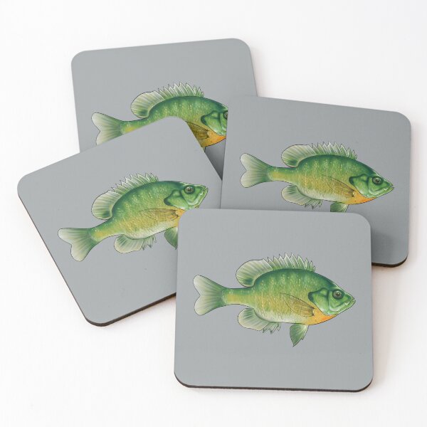 Item preview, Bluegill Fishing Illustration Bream Freshwater Fish designed and sold by WenniXin.