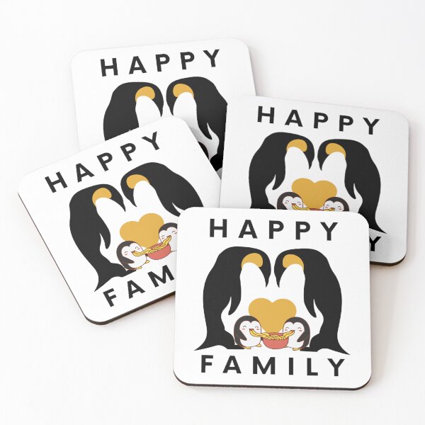 Item preview, Happy lovely family penguin with kids  designed and sold by LoathingWolf.
