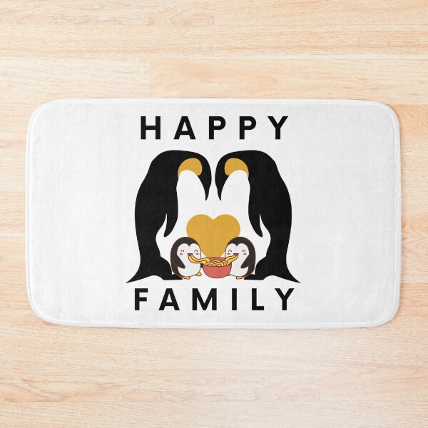 Item preview, Happy lovely family penguin with kids  designed and sold by LoathingWolf.