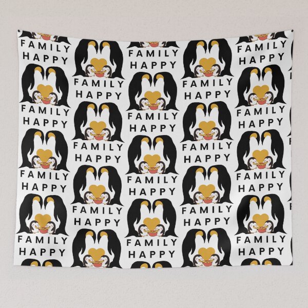 Item preview, Happy lovely family penguin with kids  designed and sold by LoathingWolf.