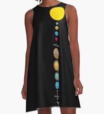 Solar System A-Line Dress
