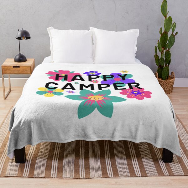 Item preview, Happy Camper Floral Layering Flowers Camping designed and sold by BennetJaco.