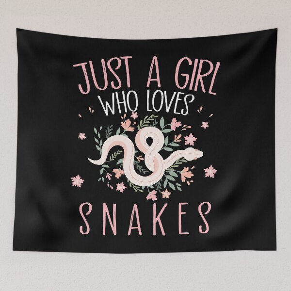 Item preview, Just a Girl Who Loves Snakes Snake Themed Lover designed and sold by nwaja-art.
