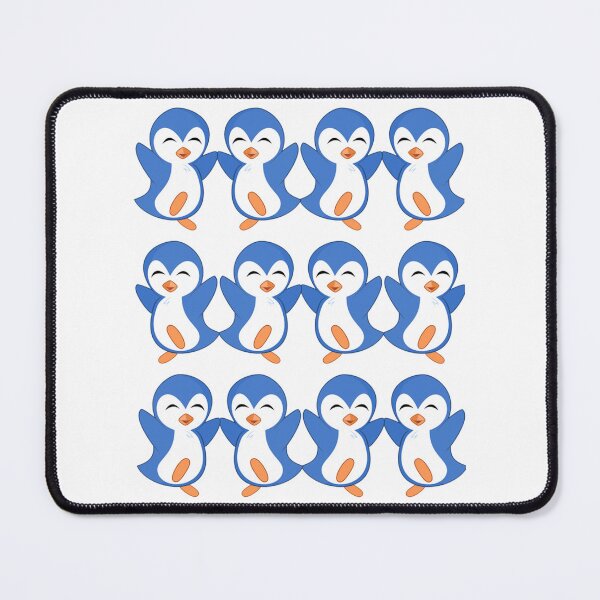 Item preview, pinguini , Cool blue penguin pattern for kids  designed and sold by LoathingWolf.