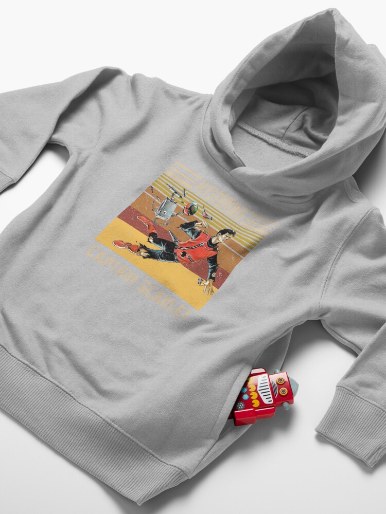 Alternate view of Retro VTG Captain Scarlet Mysterons Toddler Pullover Hoodie