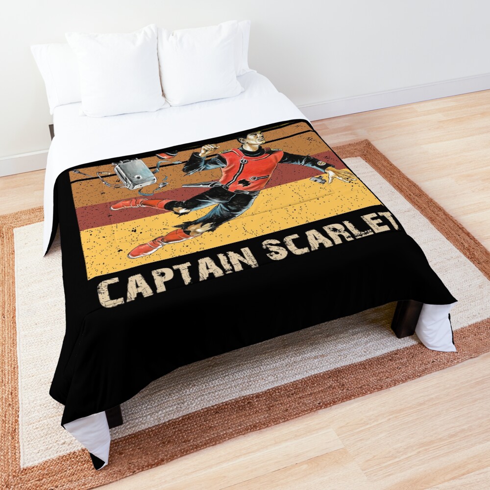 Retro VTG Captain Scarlet Mysterons Comforter