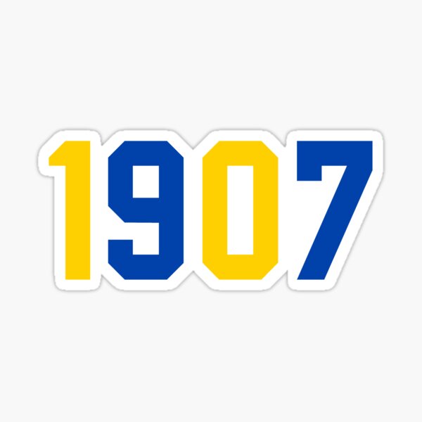 1907 Fenerbahçe gestreift Sticker