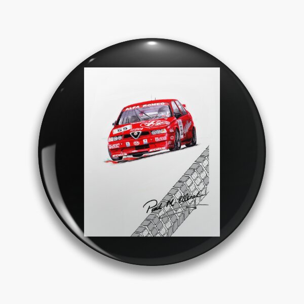 Item preview, Rallyist Btcc Alfa 155 Graphic T-Shirt designed and sold by contawana1s.