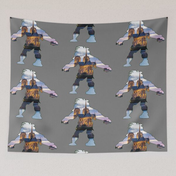 Item preview, Hunchback Quasimodo - View of Notre Dame Grey designed and sold by Smagnaferous.