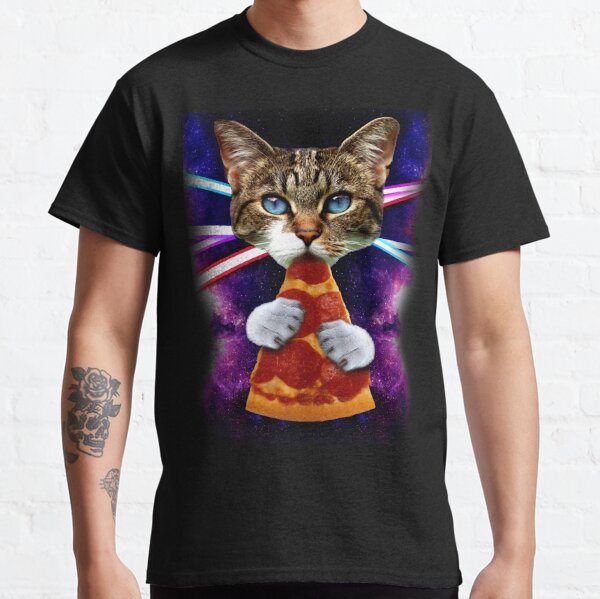 Pizza Cat T Shirts Redbubble - galaxy cat shirt roblox t shirt designs