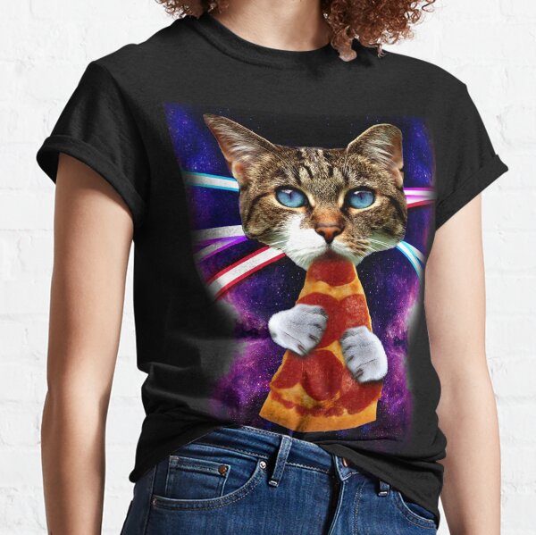 Pizza Cat T Shirts Redbubble - galaxy cat t shirt roblox