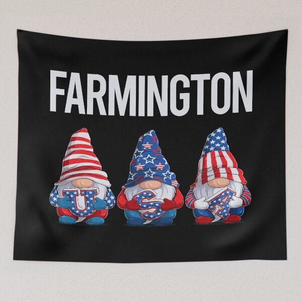 Item preview, Happy USA Gnomes Farmington designed and sold by xaviajames9.
