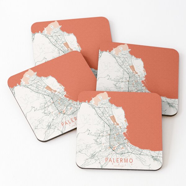 Item preview, Palermo City Map of Sicily, Italy - Bohemian designed and sold by deMAP.