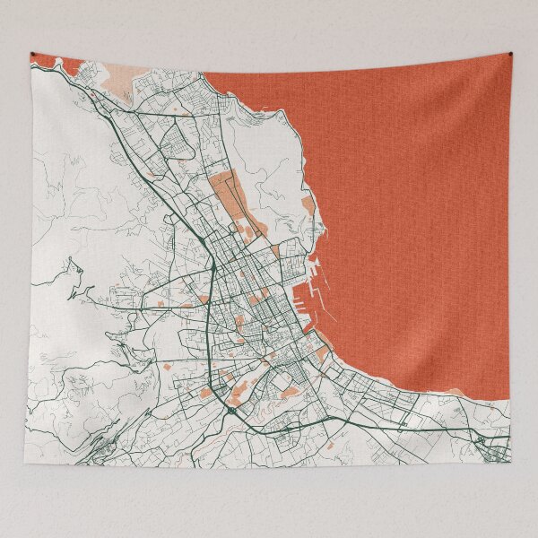 Item preview, Palermo City Map of Sicily, Italy - Bohemian designed and sold by deMAP.