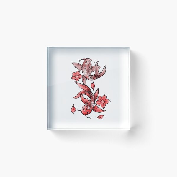 Item preview, butterfly koi tattoo designed and sold by si3iy.