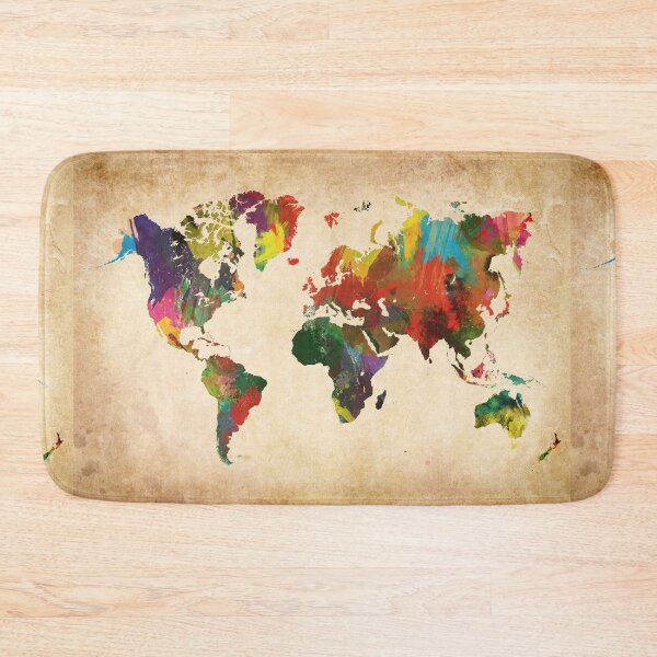Item preview, map of the world colored designed and sold by The-Armour.