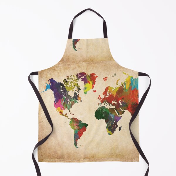 Item preview, map of the world colored designed and sold by The-Armour.
