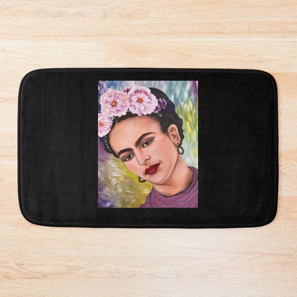 Item preview, frida kahlo portrait floral colorful designed and sold by urbainplne.