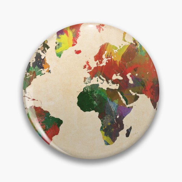 Item preview, map of the world colored designed and sold by The-Armour.