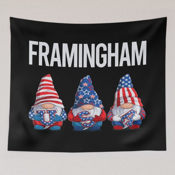 Item preview, Happy USA Gnomes Framingham designed and sold by xaviajames9.