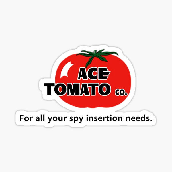 "ACE Tomato Company" Sticker for Sale by ADTRPG Redbubble