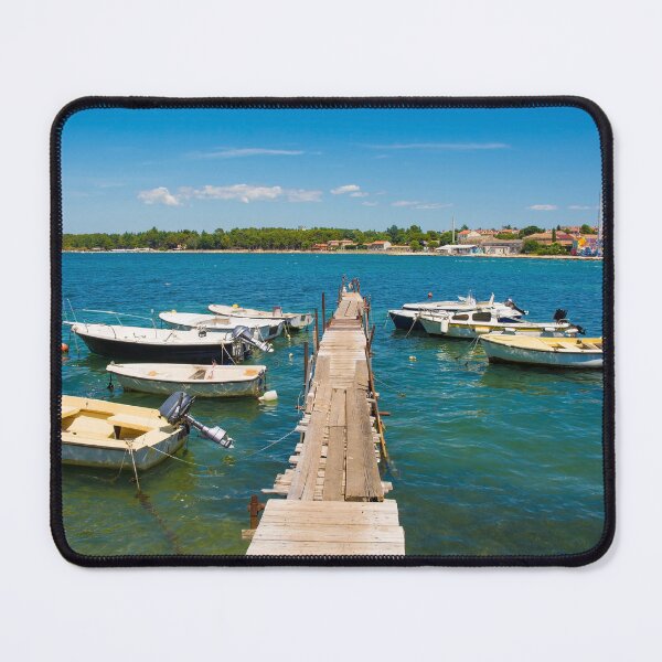 Item preview, Boats on Porec Coast, Croatia designed and sold by jojobob.
