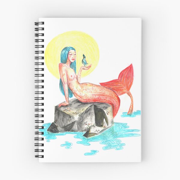 Item preview, Mermaid with bird designed and sold by Green-Martha.