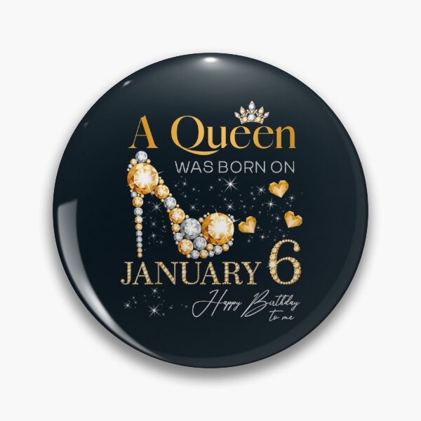 Item preview, A Queen Was Born On January 6 6th January Birthday  Long Sleeve  designed and sold by TEDGLOBALi.