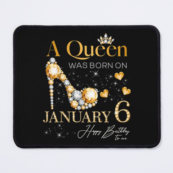 Item preview, A Queen Was Born On January 6 6th January Birthday  Long Sleeve  designed and sold by TEDGLOBALi.