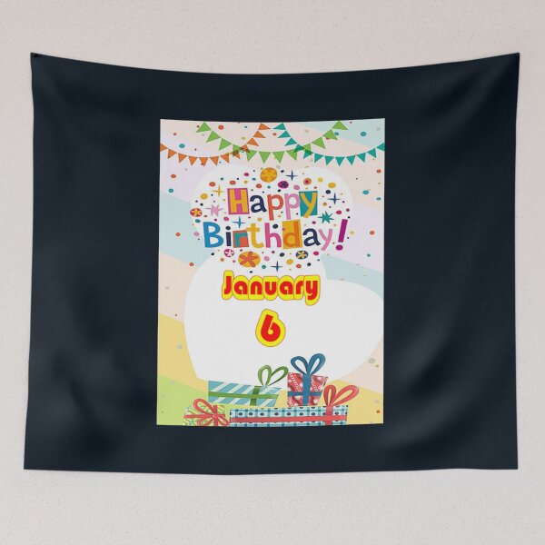 Item preview, birthday January - 1월6일     designed and sold by TEDGLOBALi.