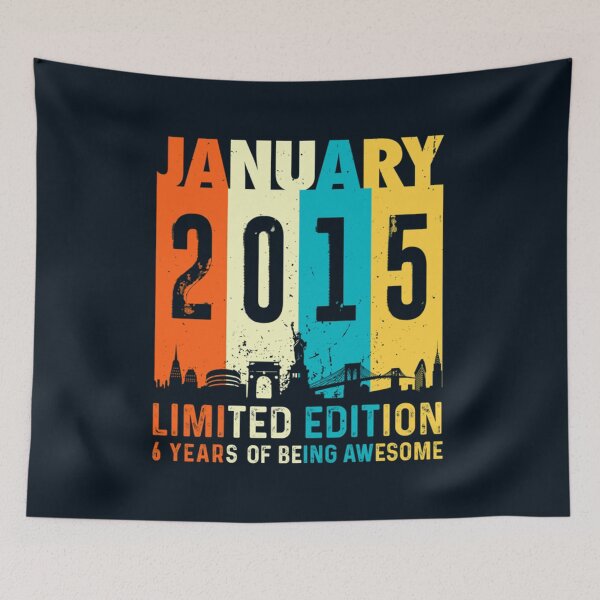 Item preview, Born January 2015 Limited Edition Birthday Gifts 6th Birthday     designed and sold by TEDGLOBALi.