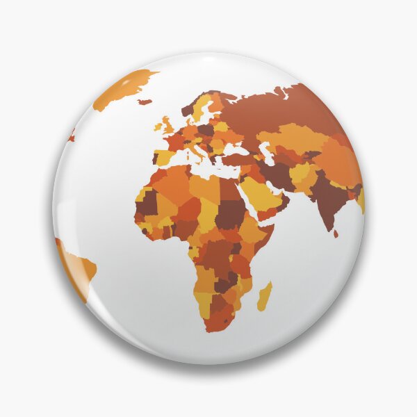 Item preview, map of the world colored designed and sold by The-Armour.