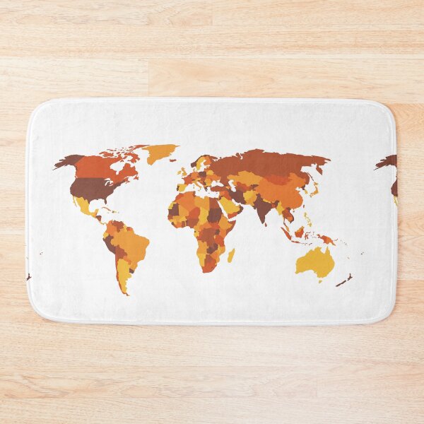 Item preview, map of the world colored designed and sold by The-Armour.