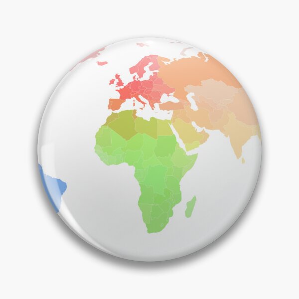 Item preview, map of the world colored designed and sold by The-Armour.