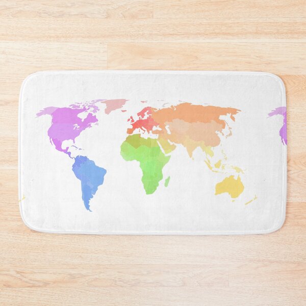 Item preview, map of the world colored designed and sold by The-Armour.