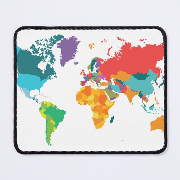 Item preview, map of the world colored designed and sold by The-Armour.