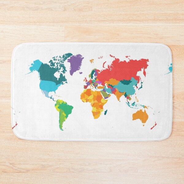 Item preview, map of the world colored designed and sold by The-Armour.