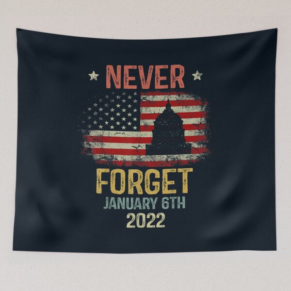 Item preview, Never Forget 6th January 2022 Retro Vintage     designed and sold by TEDGLOBALi.