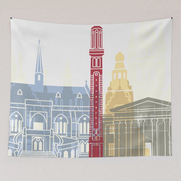 Item preview, Dundee skyline poster designed and sold by paulrommer.