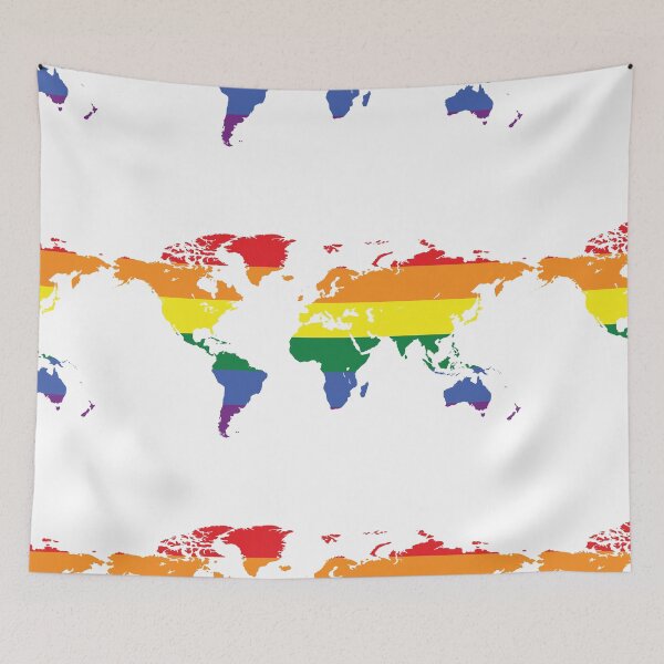 Item preview, map of the world colored designed and sold by The-Armour.