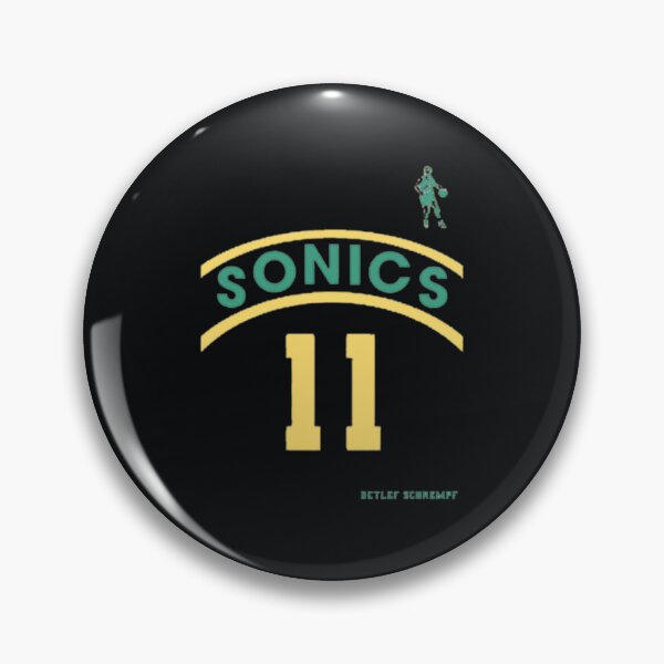 Item preview, Detlef Schrempf Retro Supersonics Jersey 90s Style Fan Art designed and sold by DanielJame.