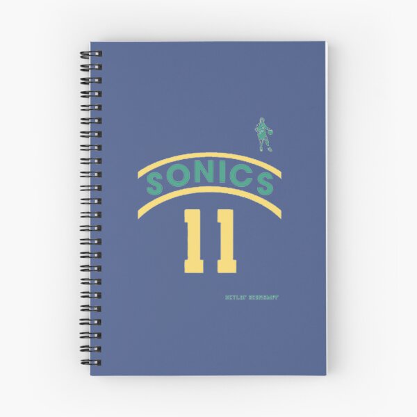 Item preview, Detlef Schrempf Retro Supersonics Jersey 90s Style Fan Art designed and sold by DanielJame.