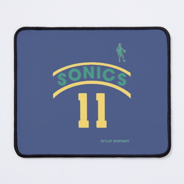 Item preview, Detlef Schrempf Retro Supersonics Jersey 90s Style Fan Art designed and sold by DanielJame.