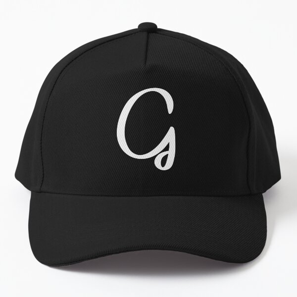 Trendy Letter G Initial A to Z Alphabet Baseball Cap