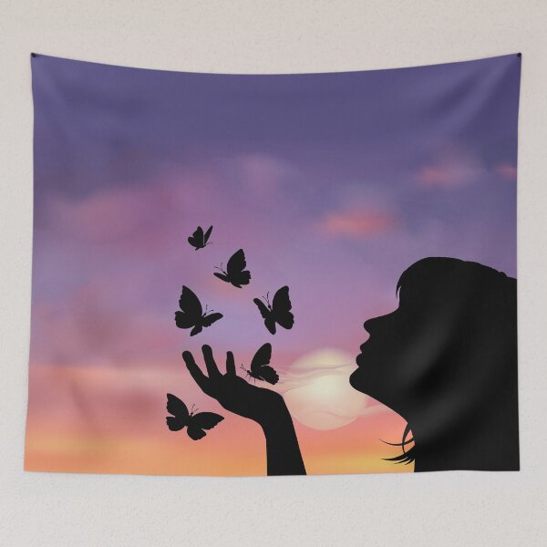 Item preview, You Still Give Me Butterflies. The Girl With The Flying Butterflies designed and sold by danikaVT.
